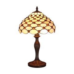 Prezent 53 Tiffany asztali lámpa, búra átmérő 28cm