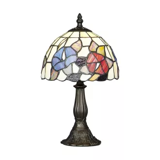 Prezent 79 Tiffany asztali lámpa, búra átmérő 22cm