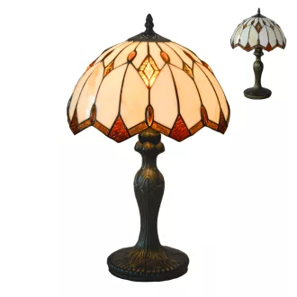 Prezent 82 Tiffany asztali lámpa , búra átmérő 31cm