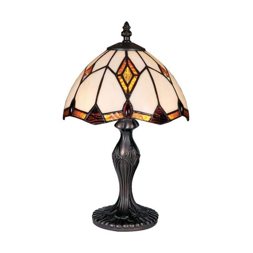 Prezent 84 Tiffany asztali lámpa, búra átmérő 20cm