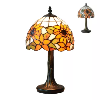 Prezent 88 Tiffany asztali lámpa, búra átmérő 20cm