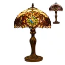 Prezent 96 Tiffany asztali lámpa, búra átmérő 30cm