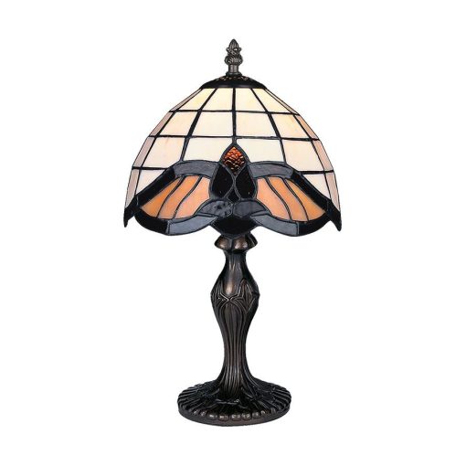 Prezent 147 Tiffany asztali lámpa, búra átmérő 20cm