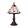 Prezent 173 Tiffany asztali lámpa, búra átmérő 20cm