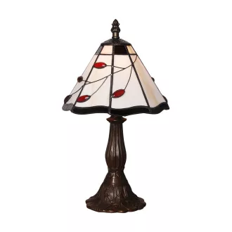 Prezent 173 Tiffany asztali lámpa, búra átmérő 20cm