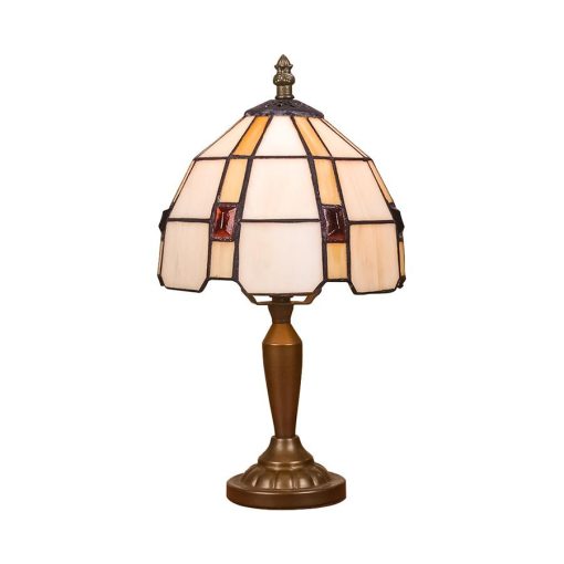 Prezent 214 Tiffany asztali lámpa, búra átmérő 17.5cm