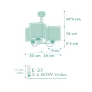 Dalber 63267H  Koala green gyerek szobába illő függeszték