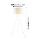 Eglo 43556 Arnhem dekorációs álló lámpa