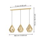 Eglo 43909 Carlton függeszték