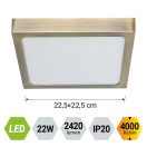 Emithor 49064 Lenys 22,5x2,5cm, 2420lm, 4000K, IP20 mennyezeti lámpa