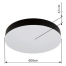 Globo 12384-24 Matthew d30cm, 2150lm, 3000/4000/6500K mennyezeti lámpa