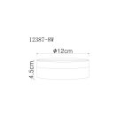 Globo 12387-8W Matthew d12cm, 600lm, 4000K mennyezeti lámpa