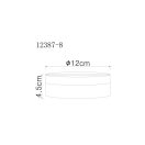 Globo 12387-8 Matthew d12cm, 570lm, 4000K mennyezeti lámpa