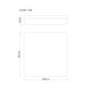 Globo 12388-18W Matthew 22x22cm, 780lm, 4000K mennyezeti lámpa