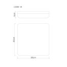 Globo 12388-18 Matthew 22x22cm, 760lm, 4000K mennyezeti lámpa