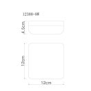 Globo 12388-8W Matthew 12x12cm, 600lm, 4000K mennyezeti lámpa