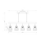 Globo 15326-5N Mina függeszték