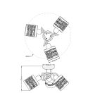 Globo 15342-3D Tunno mennyezeti lámpa