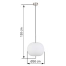 Globo 15345H1NO Blacky 1xE27 függeszték