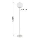 Globo 15345SNO Blacky 160x30cm, 1xE27 álló lámpa