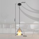 Globo 15542 Geeky d20cm, 1xE27 függeszték