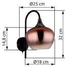 Globo 15548WG Maxy 1xE27 falikar