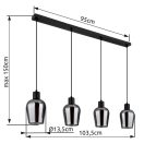 Globo 15627-4 Ryan 4xE27 függeszték