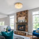 Globo 15698D1M Gorley d50cm, 5xE27 mennyezeti lámpa