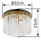 Globo 15698DM Gorley d32cm, 5xE14 mennyezeti lámpa