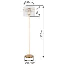 Globo 15698SM Gorley 1xE27 álló lámpa