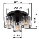 Globo 15742-3D Jordana 3xE27 mennyezeti lámpa