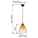 Globo 15786H Salvy d21cm, 1xE27 függeszték