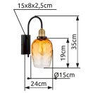 Globo 15786W Salvy 1xE27 falikar