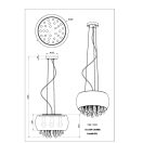 Globo 15809H Kalla függeszték