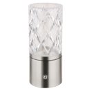 Globo 21010N Lunki akkumulátoros, érintőkapcsolós, dimm, 2700/4000/6500K dekor asztali lámpa