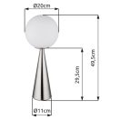 Globo 21031N Pinapl 1xE27 asztali lámpa