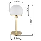 Globo 21954M Haku 1xE27 asztali lámpa