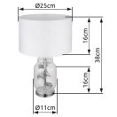 Globo 24141C Ginko 1xE27 asztali lámpa