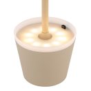 Globo 36637S Solar akkumulátoros, kapcsolós, 50lm, 3000K kültéri asztali lámpa