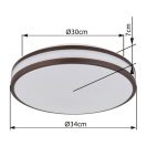 Globo 41266-18 Betha távirányítós, dimm, színváltós, 950lm, 2700-6500K mennyezeti lámpa