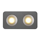 Globo 43100-2 Hangarau fix, 600lm, 3000K spot lámpa