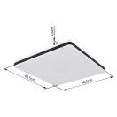 Globo 48025OBSH Ully távirányítós, appos,dimm, 1400lm, 2700-6500K mennyezeti lámpa