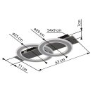 Globo 48034-40 Jayden 2000lm, 3000K mennyezeti lámpa