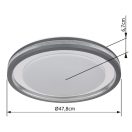 Globo 48373-30 Terpsa távirányítós, dimm, 1700lm, 3000-6500K mennyezeti lámpa