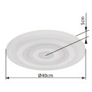 Globo 48554-20 Alois 1800lm, 2700 és 6500K, d40cm mennyezeti lámpa