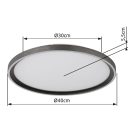 Globo 48802-38 Dublin távirányítós, dimm, 1955lm, 2700-6000K mennyezeti lámpa