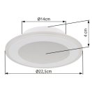 Globo 48919-12R Lamela 750lm, 4000K mennyezeti lámpa