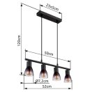 Globo 54312-4H Satella 4xE14 függeszték