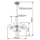 Globo 56143-13N Grappy 13xG9 függeszték