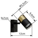 Globo 57850-1 Brisbon kapcsolós, 1xGU10 lámpa